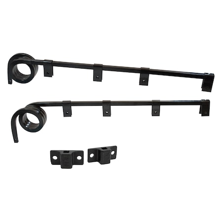 Fleet Engineers Straight 5/8in Bar Type Mud Flap Bracket, triple coil, standard mount 031-00123